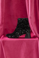 BOOTS JOHNNY SEQUINS NOIRS
