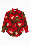 CHEMISE OMER PANSY FLOWERS
