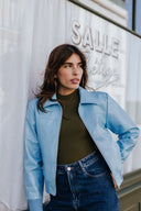 WILLY JACKET BLUE VINYL