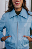 VESTE WILLY VINYLE BLEU