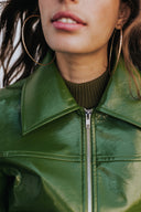 VESTE WILLY VINYLE OLIVE