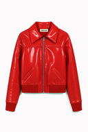 VESTE WILLY VINYLE ROUGE