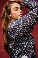 CHEMISE OMER BLUE DICE