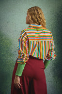 OMER FUZZY STRIPES SHIRT