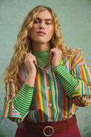 OMER FUZZY STRIPES SHIRT