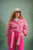 CHEMISE OMER RAYURES ROSES