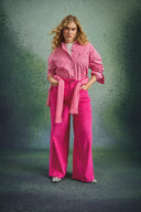 CHEMISE OMER RAYURES ROSES