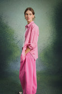 OMER SHIRT PINK STRIPES