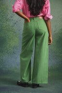 JEANS MARCO RAYURES VERTES