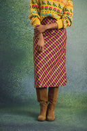 JUPE SYLVETTE CARREAUX