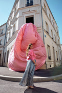 PAULA SILVER SEQUIN SKIRT