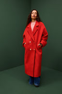MANTEAU DARIO ROUGE