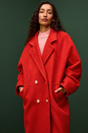 MANTEAU DARIO ROUGE