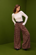 PANTALON HARYA POLKA CHOCOLAT