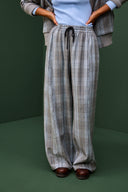 PANTALON SERGE TWEED GRIS