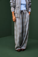 PANTALON SERGE TWEED GRIS