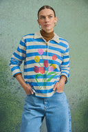 POLO ELIOT RAYURES BLEUES