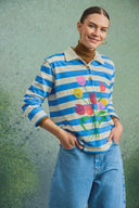 POLO ELIOT RAYURES BLEUES