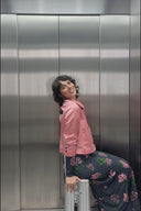 VESTE SUZETTE SATIN ROSE