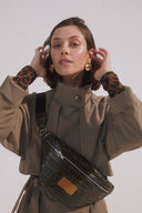 GLORIA GREEN LEATHER BAG