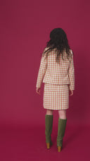 FANTINE GINGHAM JACKET ENGLISH GARDEN