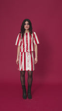 NICKY GLITTER STRIPES SKIRT