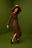 ANNIE LEOPARD DRESS