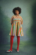 ROBE FRIDA FUZZY STRIPES