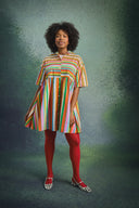 ROBE FRIDA FUZZY STRIPES