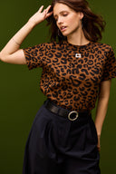 T-SHIRT RICKY NEW LÉOPARD