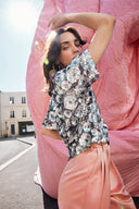 TOP SONIA SEQUINS FLEURS