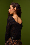 TOP PENNYLI CROCHET NOIR