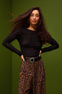 TOP PENNYLI CROCHET NOIR