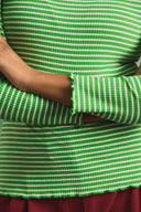 TOP FIFI RAYURES VERTES