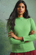 TOP FIFI RAYURES VERTES