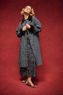 MANTEAU TIMMY RAYURES NAVY