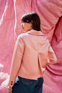 VESTE SUZETTE SATIN ROSE