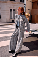 VESTE SUSANNA TWEED GRIS