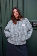 VESTE SUSANNA TWEED GRIS