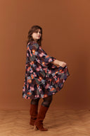 ROBE JENNY FLEUR NAVY