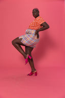 JUPE LULU VICHY MULTICO