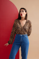 TOP CINDY LEOPARD