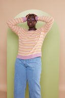 SWEAT LINO RAYURES 70'S