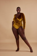 BODY REBECCA VELOURS BRONZE