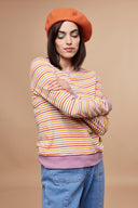 SWEAT LINO RAYURES 70'S