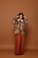 BLOUSON MAX FLEURS 70'S