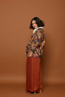 BLOUSON MAX FLEURS 70'S