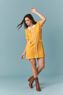 ROBE FRANCOISE MOUTARDE