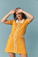 ROBE FRANCOISE MOUTARDE