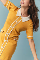 ROBE FRANCOISE MOUTARDE